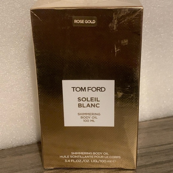 Tom Ford New/Sealed in Box Soleil Blanc Shimmering Body Oil Rose Gold - Picture 2 of 6
